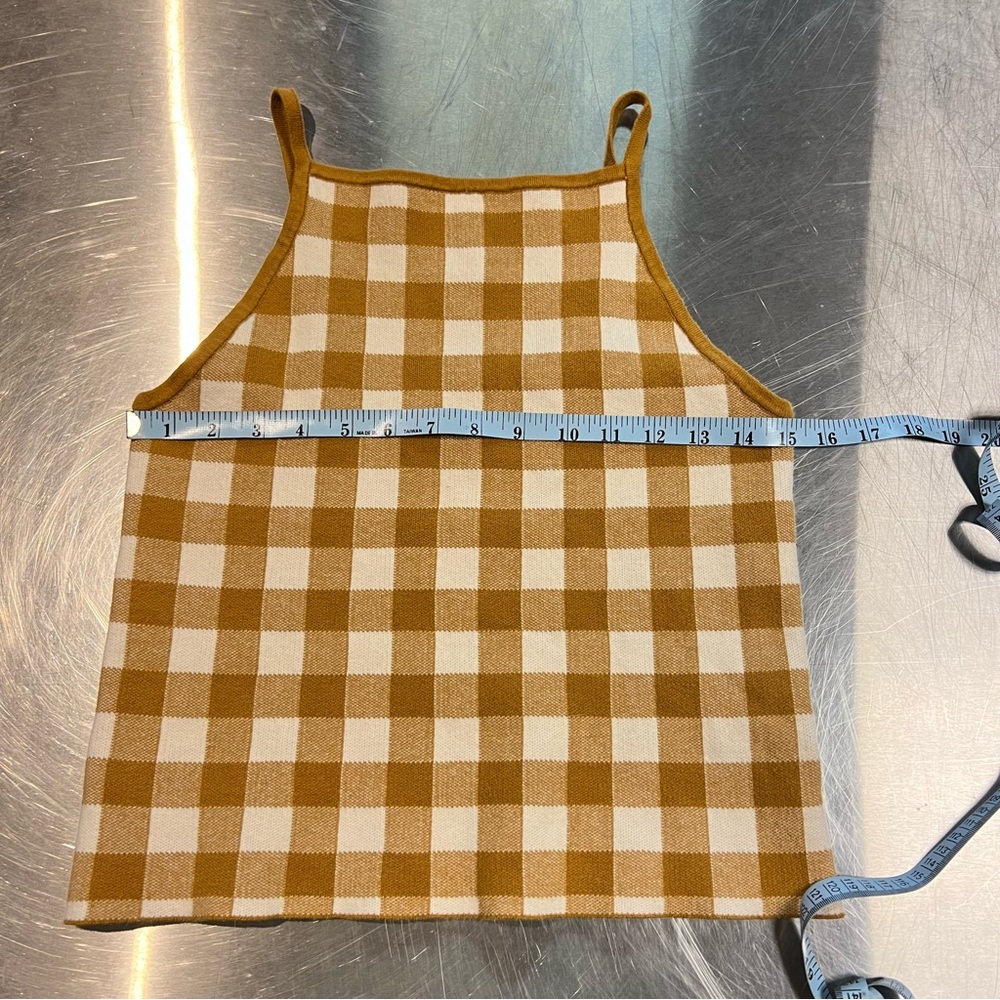 Madewell Gingham Sweater Tank - Picture 4 of 5